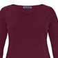 Karen Scott Women's Cotton Cutout Boatneck T-Shirt Red Size X-Large