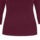 Karen Scott Women's Cotton Cutout Boatneck T-Shirt Red Size X-Large