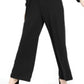 Bar III Women's Slit Sleeve V Back Jumpsuit Black Size Medium