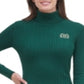 Tommy Hilfiger Women's Dolman Sleeve Above the Knee Dress Green Size Medium
