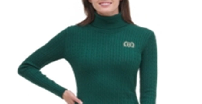 Tommy Hilfiger Women's Dolman Sleeve Above the Knee Dress Green Size Medium