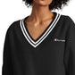 Champion Women's Reverse Weave Cropped Sweatshirt Black Size X-Large