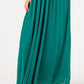 Teeze Me Women's Embellished Spaghetti Strap V Neck Maxi Evening Sheath Dress Green Size 0