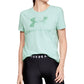 Under Armour Women's Graphic Sportstyle Classic Crew Top Green Size X-Small