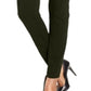 Style & Co Women's Seam Front Ponte Knit Leggings Green Size Petite XL