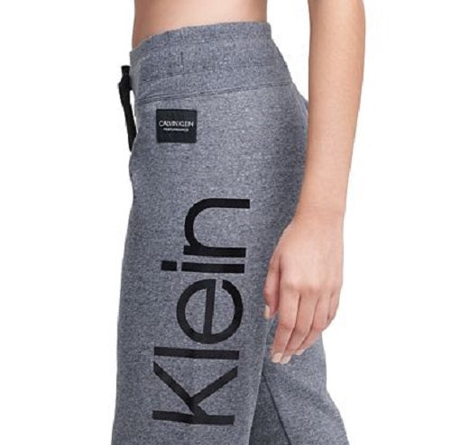 Calvin Klein Women's Performance Logo Joggers Blue Size L