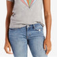 Levi's Women's Perfect Graphic Logo T-Shirt Gray Size X-Large