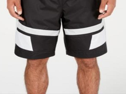 Puma Men's Active Retro Woven Shorts Black Size Large