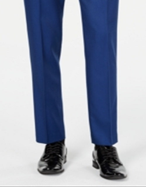 Ryan Seacrest Distinction Men's Bootcut Pants Blue Size 36X34