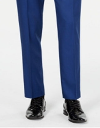 Ryan Seacrest Distinction Men's Bootcut Pants Blue Size 36X34