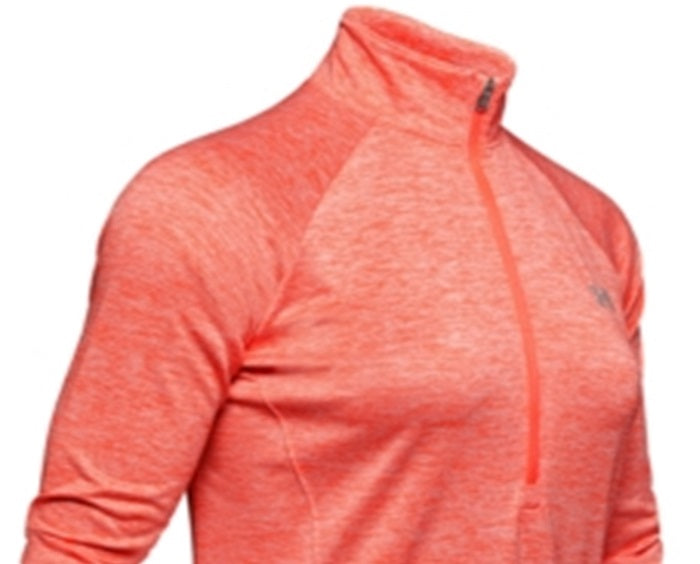 Under Armour Women's Tech Half Zip Top Orange Size X-Small