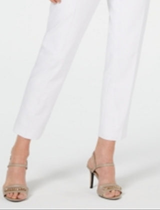 Calvin Klein Women's Slim Pants White Size 12