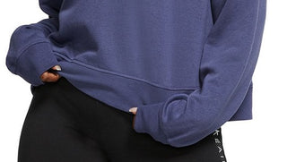 Nike Women's Plus Air Zip Cropped Top Purple Size 3X