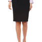 Alfani Women's Midnight Plus Straight Pencil Skirt Black Size Petite Small