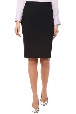 Alfani Women's Midnight Plus Straight Pencil Skirt Black Size Petite Small