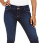 Sound/Style Women's Shape and Lift Seamless Skinny Jeans Blue Size 10