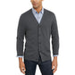 Club Room Men's Knit V Neck Cardigan Gray Size X-Small