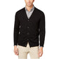 Club Room Men's Knit V Neck Cardigan Black Size XXX-Large