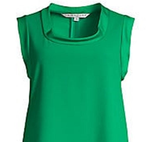 Trina Turk Women's Double Rainbow Shift Dress Green Size Small