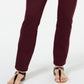 Style & Co Women's Solid Skinny Leggings Red Size 2 Petite