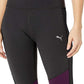 Puma Women's After Glow Drycell Colorblocked Leggings Black Size Medium