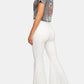 Free People Women's Just Float On High Waist Flare Leg Pants White Size 30