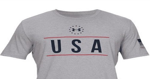 Under Armour Men's Short Sleeve T-Shirt Gray Size XX-Large