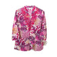 Charter Club Women's Embroidered Trim Printed Tunic Pink Size S