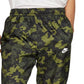 Nike Men's Essential Camo Pants Green Size Medium
