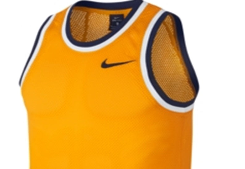 Nike Men's Dri FIT Mesh Basketball Jersey Yellow Size Small