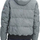 Tommy Hilfiger Men's Long Parka With Faux Fur Hood Gray Size Size Large