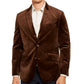 Tasso Elba Men's Velvet Sport Coat Brown Size X-Large