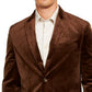Tasso Elba Men's Velvet Sport Coat Brown Size X-Large