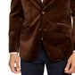 Tasso Elba Men's Velvet Sport Coat Brown Size X-Large