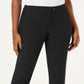 Charter Club Women's Newport Straight Leg Pants Black Size 8