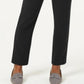 Charter Club Women's Newport Straight Leg Pants Black Size 8