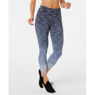 Ideology Women's Fitness Workout Athletic Leggings Blue Size Large