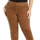 Charter Club Women's Corduroy Solid Pants Brown Size 20W