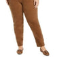 Charter Club Women's Corduroy Solid Pants Brown Size 20W