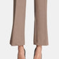 Calvin Klein Women's  Zippered Pocketed Straight Leg Pants Petites  Brown Size 12 P