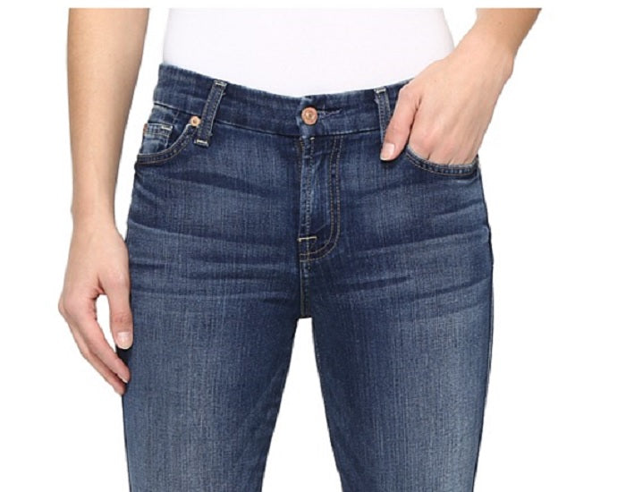 7 for All Mankind Women's Coastal Wash Bootcut Jeans Blue Size 25