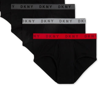 DKNY Men's Intimates Cotton Underwear Briefs Black Size Small