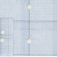 Michael Kors Men's Classic Regular Fit Non Iron Airsoft Performance Stretch Plaid Dress Shirt Blue Size 18.5X34-35
