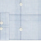 Michael Kors Men's Classic/Regular Fit Non Iron Airsoft Performance Stretch Plaid Dress Shirt Blue Size M