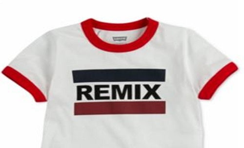 Levi's Little Boy's Daddy & Me Collection Remix Graphic Cotton T-Shirt White Size 5