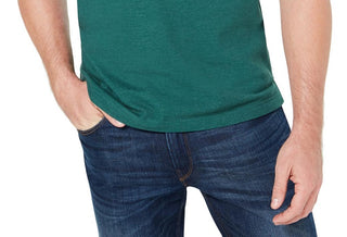 Club Room Men's Short Sleeve Performance Stretch Polo Shirt Green Size X-Large