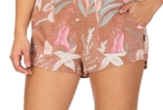 Hurley Junior's Domino Printed Shorts Brown Size Medium