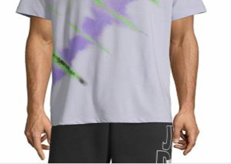 Nike Men's Crew Neck Short Sleeve T-Shirt Gray Size Large