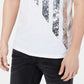 INC Men's Short Sleeve Classic Fit Casual Shirt White Size Medium