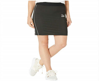Puma Women's Classics Rib Skirt Black Size 2